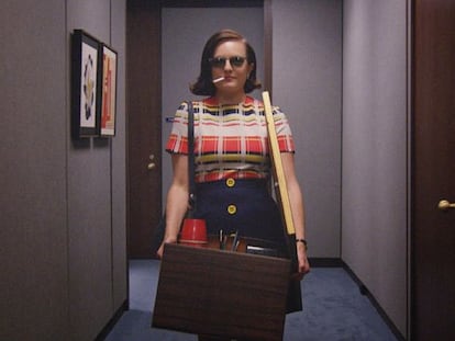 Elisabeth Moss es 'Peggy' en 'Mad Men'.