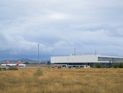 Vista de las instalaciones del aeropuerto de Ciudad Real, a mediados de octubre.