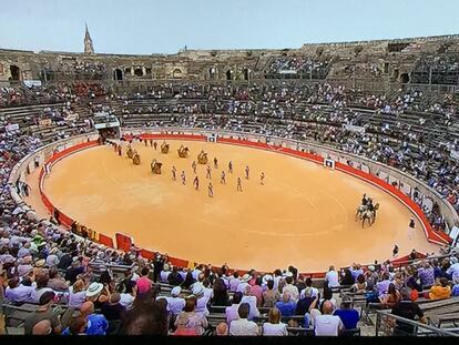 Plaza de toros de Nimes.