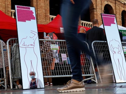 Campaña de concienciación sobre el cáncer en Valencia, en una imagen de archivo.