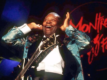 B. B. King en el Festival de Jazz de Montreux. 