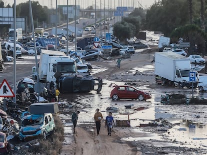 Efectos de la DANA en el municipio de Alfafar, a 30 de octubre de 2024, en Valencia, Comunidad Valenciana (España).