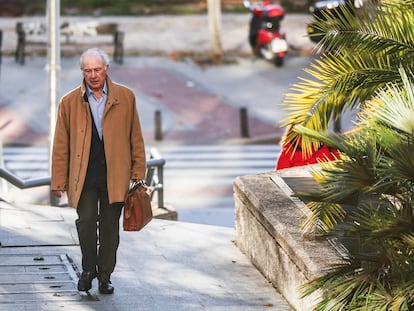 Rodrigo Rato, a su llegada a la Audiencia Provincial de Madrid, el pasado 15 de diciembre.