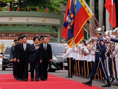 El presidente taiwanés, Lai Ching-te, visitaba la Academia Militar de Taiwán, en Kaohsiung, el pasado 16 de junio.