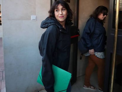 Juana Rivas llega a los juzgados de Granada el pasado 2 de octubre.