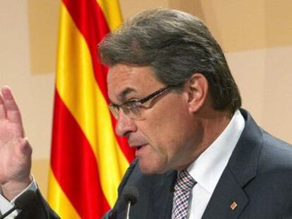 El presidente catal&aacute;n, Artur Mas.