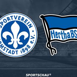 Logo SV Darmstadt 98 gegen Hertha BSC