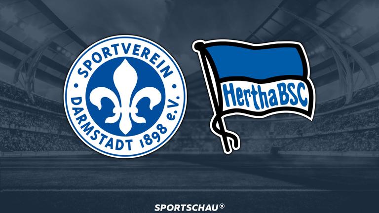 Logo SV Darmstadt 98 gegen Hertha BSC