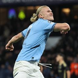 Erling Haaland von Manchester City jubelt nach einem Treffer