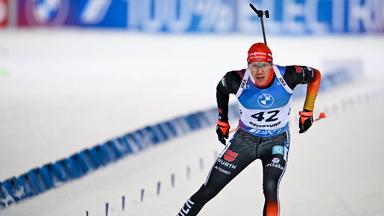 Der deutsche Biathlet Roman Rees feierte mit dem ersten Weltcupsieg den größten Erfolg seiner Karriere.