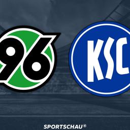 Logo Hannover 96 gegen Karlsruher SC