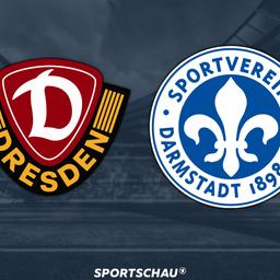 Logo Dynamo Dresden gegen SV Darmstadt 98