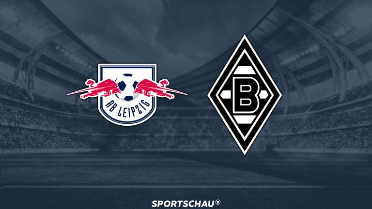 Logo RB Leipzig gegen Borussia Mönchengladbach