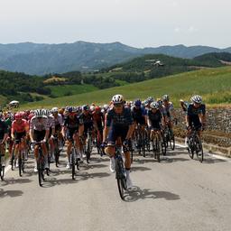 Das Peloton auf der 1. Etappe