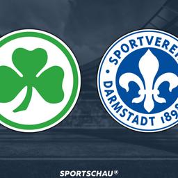 Logo SpVgg Greuther Fürth gegen SV Darmstadt 98