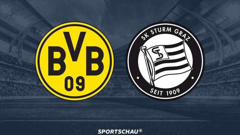 Logo Borussia Dortmund gegen Sturm Graz