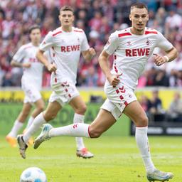 Tim Lemperle (vorne) vom 1. FC Köln in Aktion