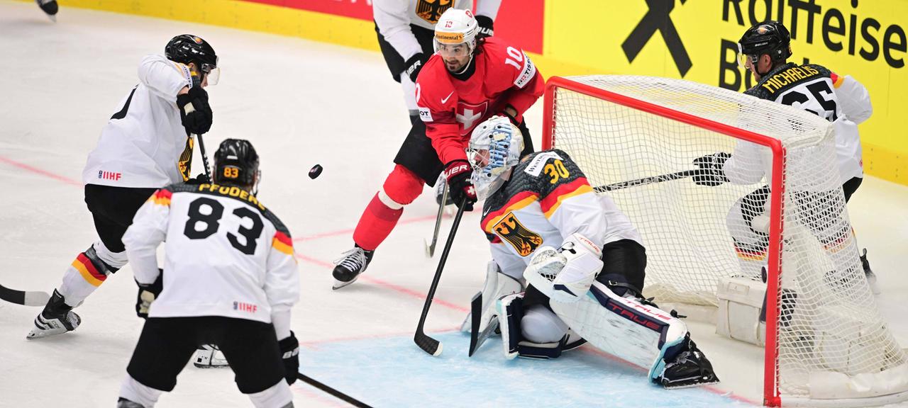 Das DEB-Team spielt im Viertelfinale der Eishockey-WM gegen die Schweiz