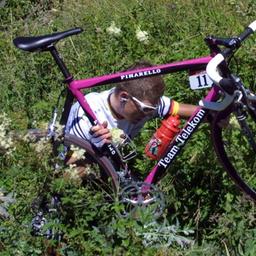 Jan Ullrich stürzt in den Graben bei der Tour de France 2001