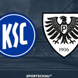 Logo Karlsruher SC gegen Preußen Münster