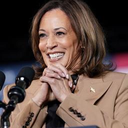 Kamala Harris bei einem Wahlkampfauftritt in Atlanta im Bundesstaat Georgia