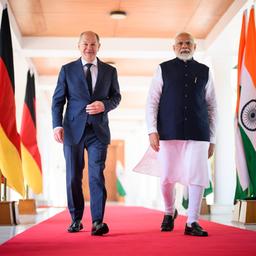 Olaf Scholz und Neranda Modi