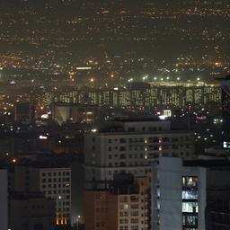 Ein Blick auf die iranische Hauptstadt Teheran am Morgen nach Israel Angriffe auf das Land geflogen hat.