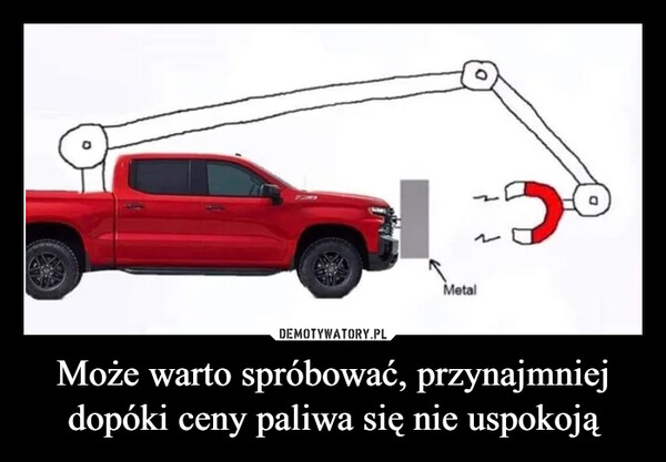 Może warto spróbować, przynajmniej dopóki ceny paliwa się nie uspokoją –  