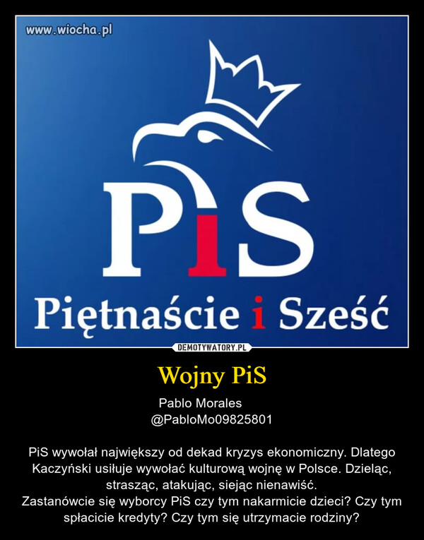 Wojny PiS – Pablo Morales  