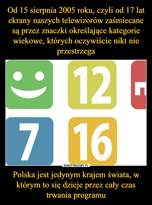 Polska jest jedynym krajem świata, w którym to się dzieje przez cały czas trwania programu –  