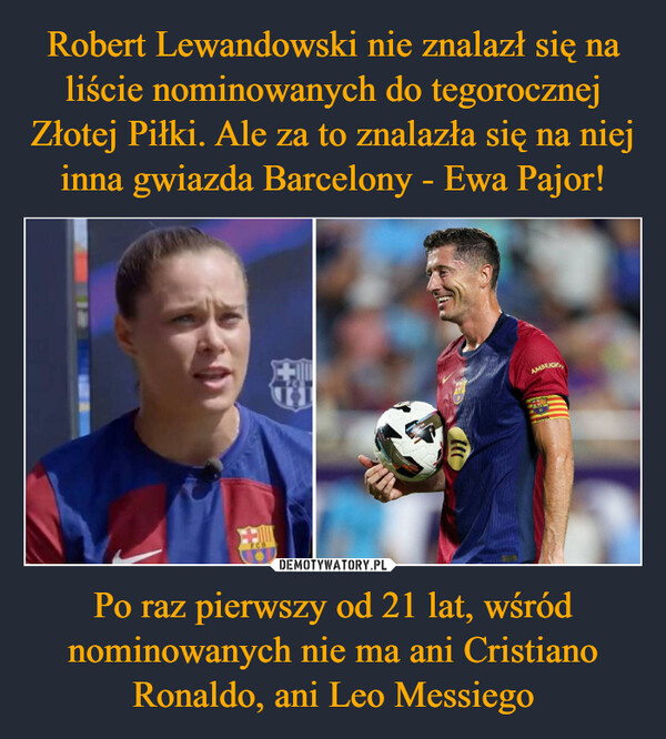 Po raz pierwszy od 21 lat, wśród nominowanych nie ma ani Cristiano Ronaldo, ani Leo Messiego –  AMBILIGHTCAPITA