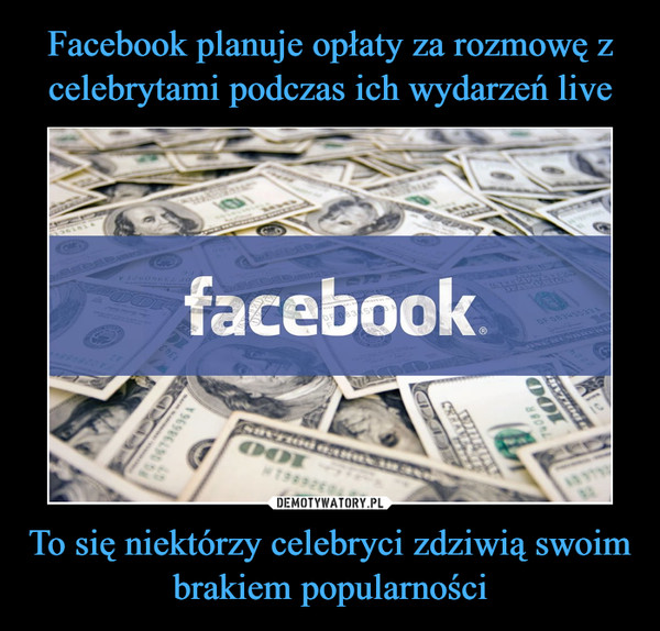 To się niektórzy celebryci zdziwią swoim brakiem popularności –  