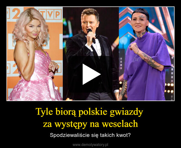 Tyle biorą polskie gwiazdy za występy na weselach – Spodziewaliście się takich kwot? 2 TVP1620