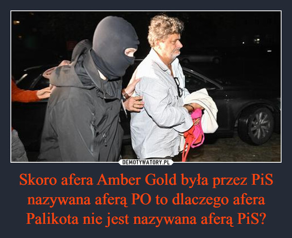 Skoro afera Amber Gold była przez PiS nazywana aferą PO to dlaczego afera Palikota nie jest nazywana aferą PiS? –  