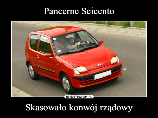 Skasowało konwój rządowy –  