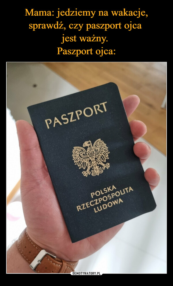  –  PASZPORTPOLSKARZECZPOSPOLITALUDOWA