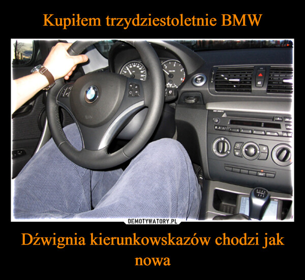 Dźwignia kierunkowskazów chodzi jak nowa –  手DEOBO