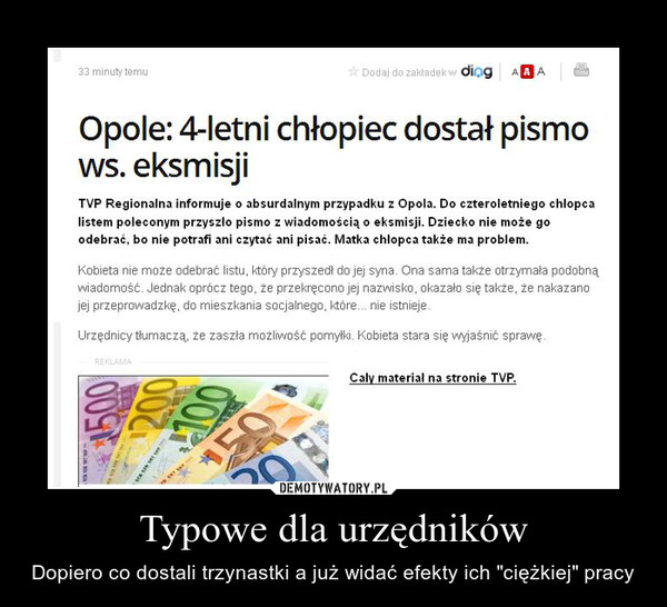 Typowe dla urzędników – Dopiero co dostali trzynastki a już widać efekty ich "ciężkiej" pracy 