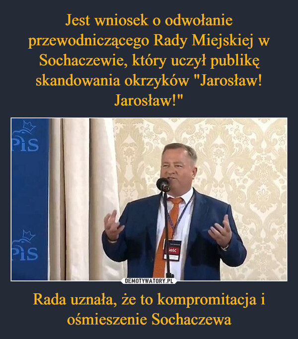 Rada uznała, że to kompromitacja i ośmieszenie Sochaczewa –  