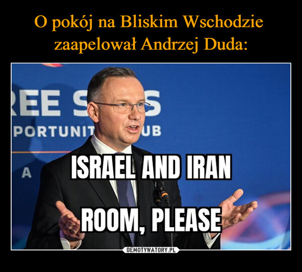  –  REE S SUBPORTUNITAISRAEL AND IRANROOM, PLEASE