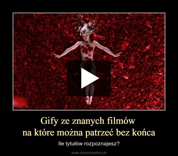 Gify ze znanych filmów na które można patrzeć bez końca – Ile tytułów rozpoznajesz? 