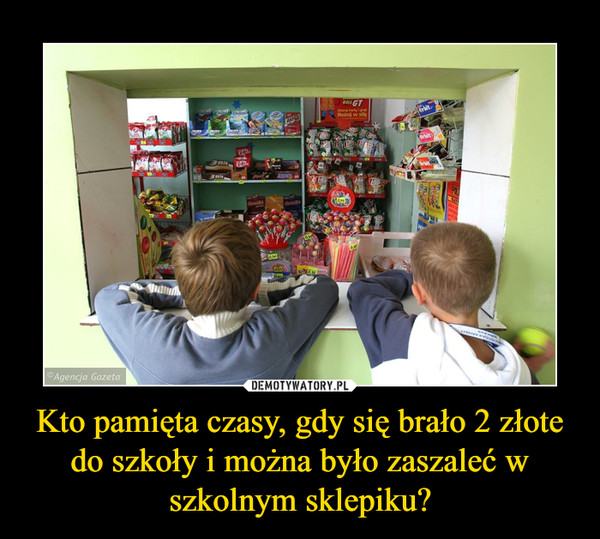 Kto pamięta czasy, gdy się brało 2 złote do szkoły i można było zaszaleć w szkolnym sklepiku? –  