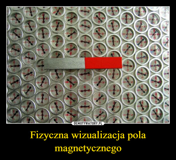 Fizyczna wizualizacja pola magnetycznego –  1992818