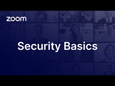 Zoom Security Basics