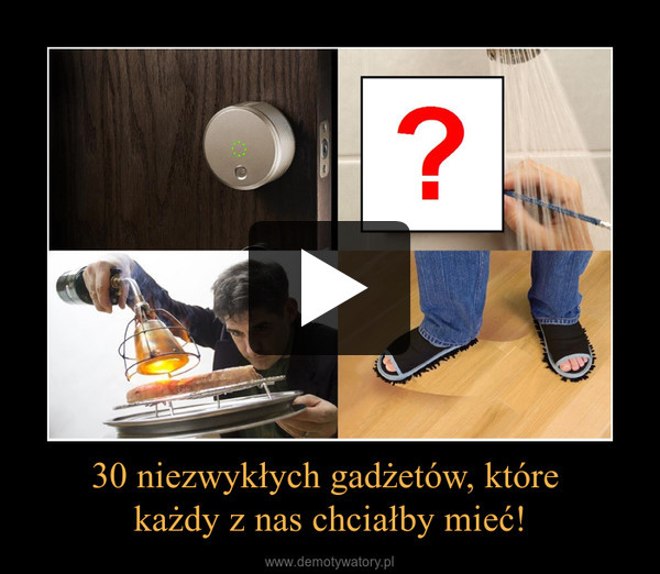 30 niezwykłych gadżetów, które każdy z nas chciałby mieć! –  