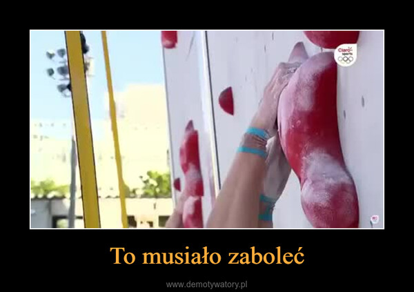 To musiało zaboleć –  