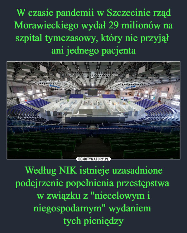 Według NIK istnieje uzasadnione podejrzenie popełnienia przestępstwa w związku z "niecelowym i niegospodarnym" wydaniem tych pieniędzy –  JEE