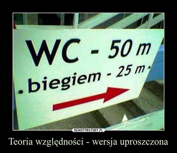 Teoria względności - wersja uproszczona –  