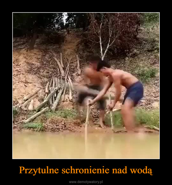 Przytulne schronienie nad wodą –  