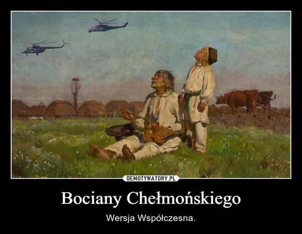 Bociany Chełmońskiego – Wersja Współczesna. 